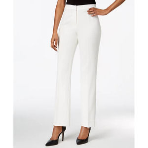 Kasper Vanilla Ice Straight Leg Pants Size 14 - Women's Trousers